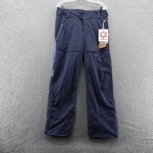 Obermeyer Mens Oberreute Snow‎ Pants Size Small Blue RECCO Waterproof NEW $349
